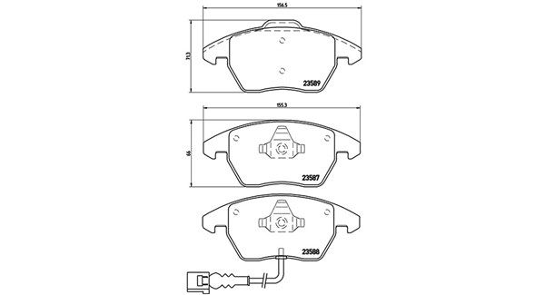 MAGNETI MARELLI Комплект тормозных колодок, дисковый тормоз 363700485075